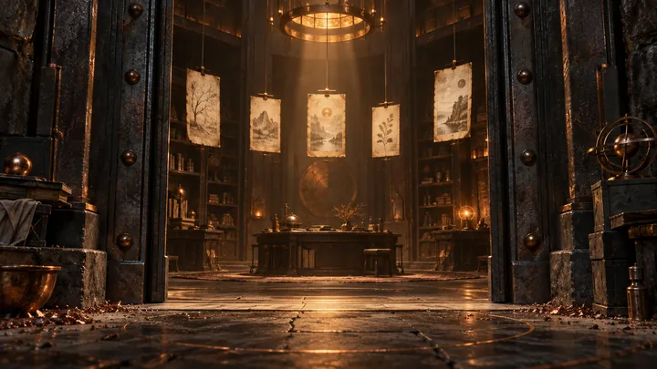 An open archive becomes the collector's locked store.